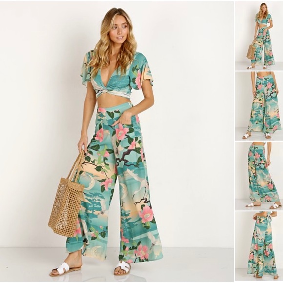 SPELL | Nightingale wide leg pant set - Picture 4 of 4